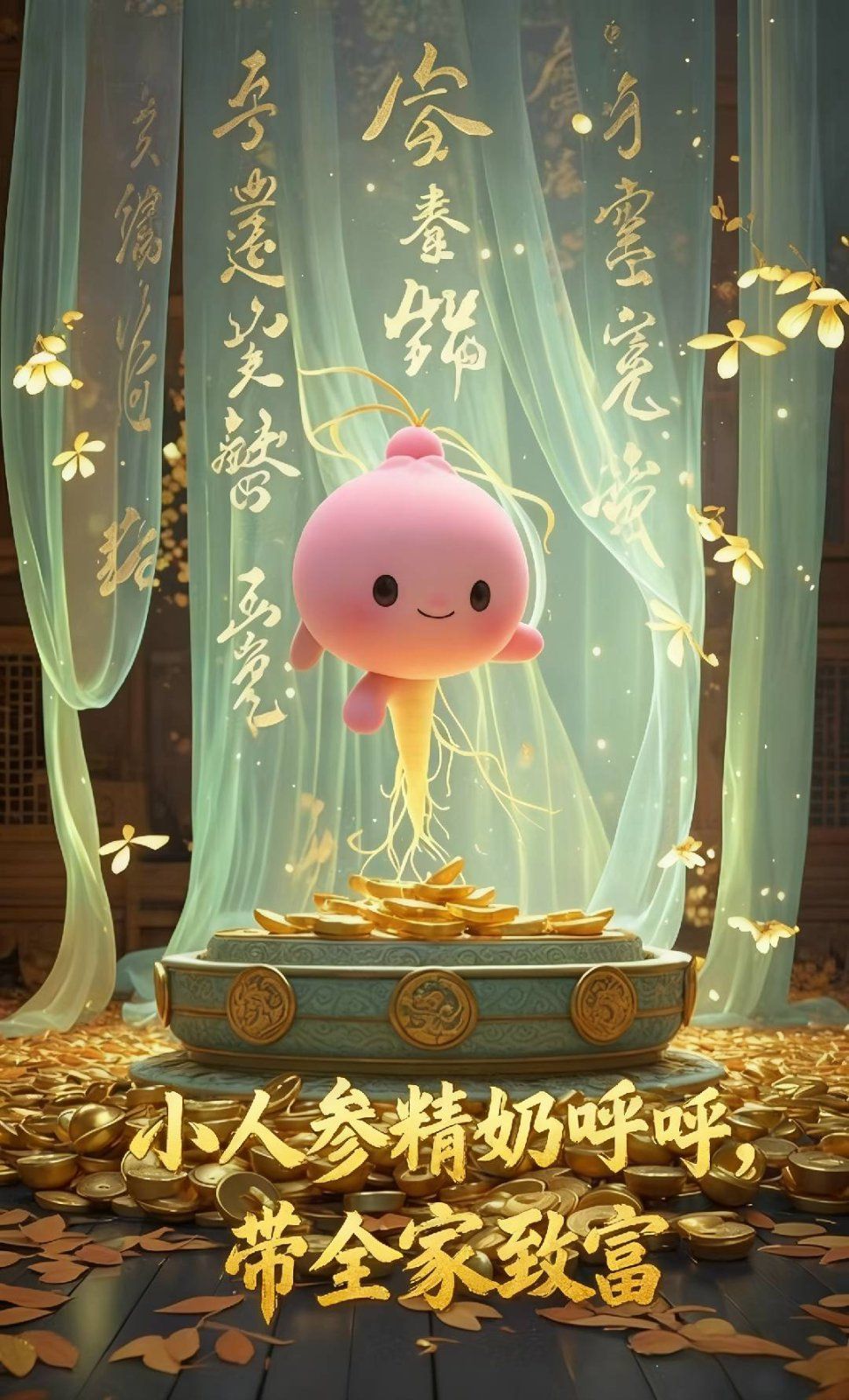 小人參精奶呼呼帶全家暴富