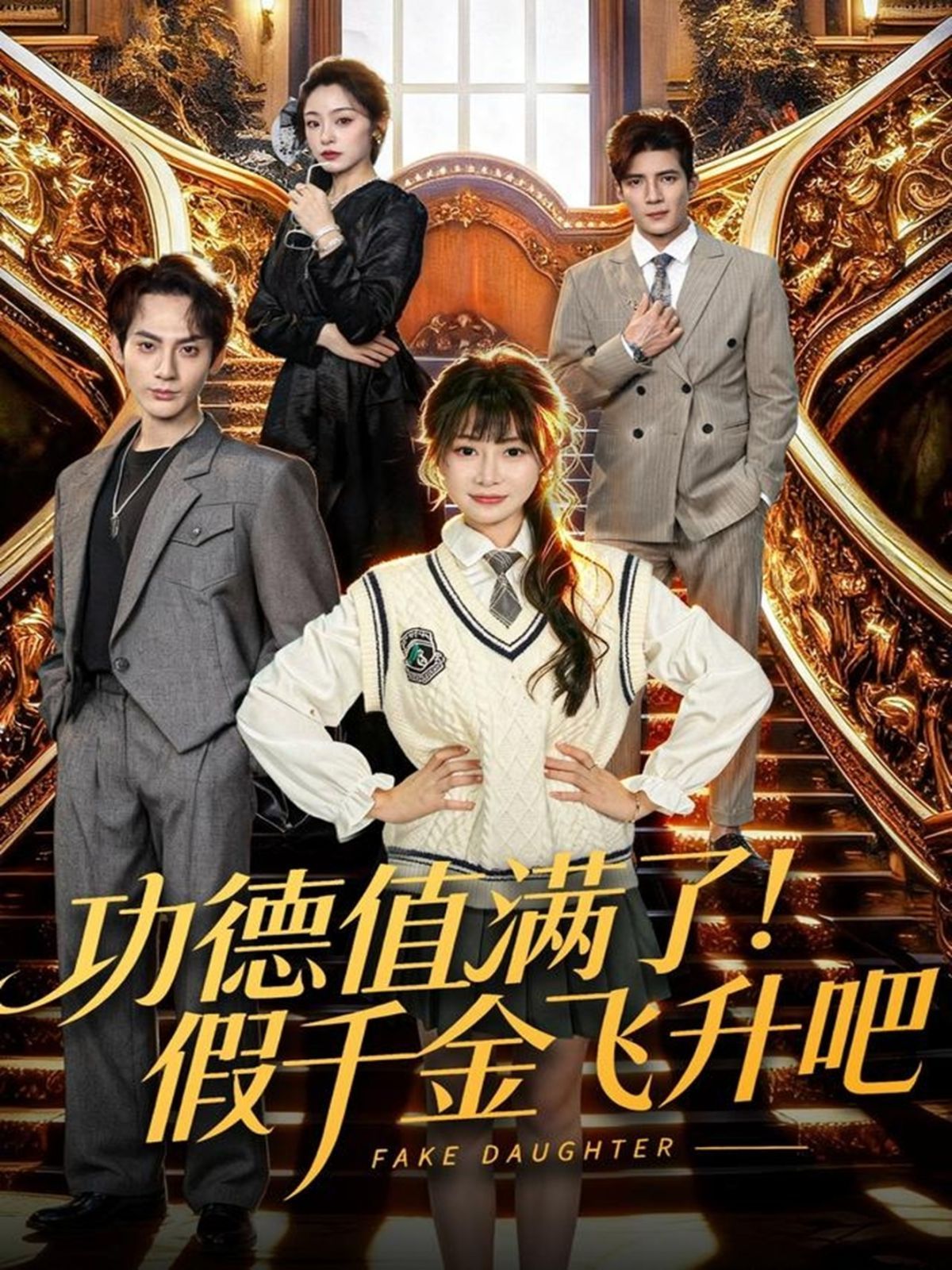 功德值滿了！假千金飛升吧