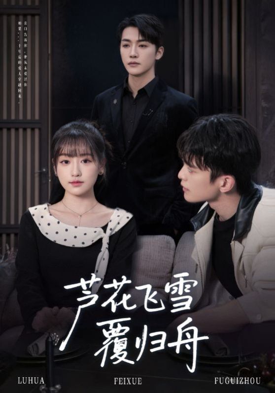 蘆花飛雪覆歸舟